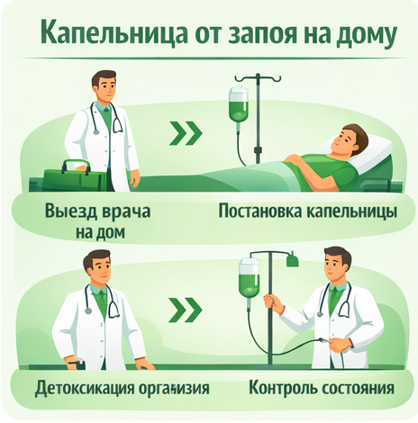 капельница от запоя в Алатыре в клинике Санати